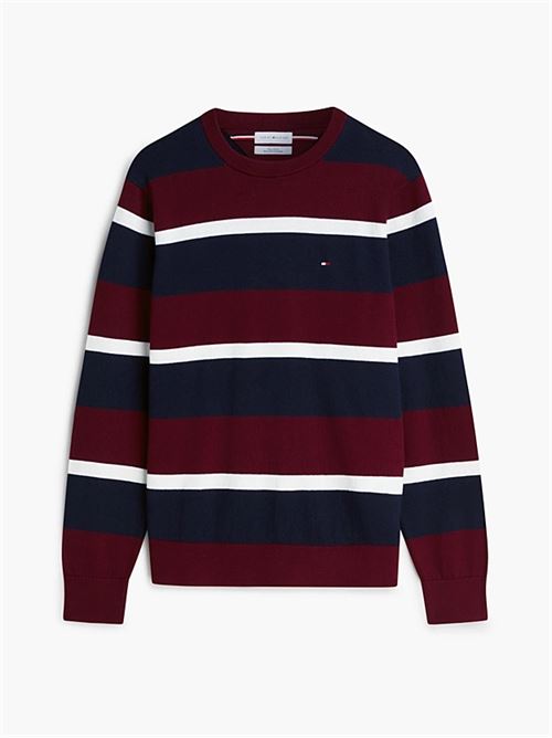pima org ctn cashmere crew neck TOMMY HILFIGER | MW0MW280460A7